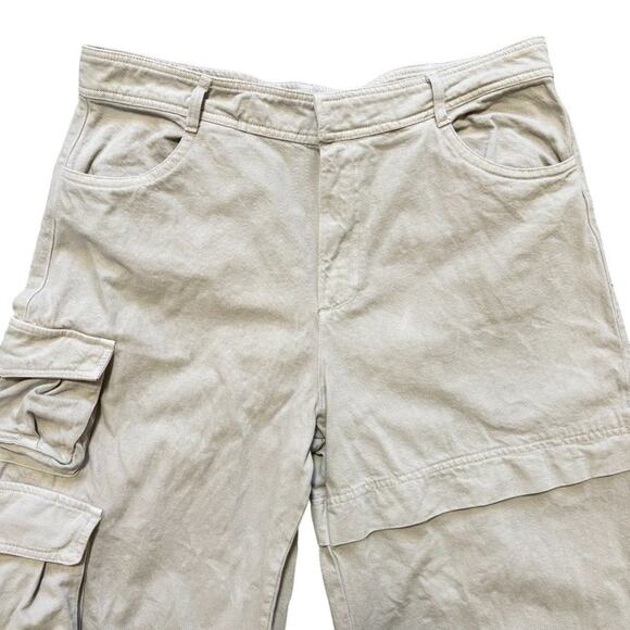 NWT ZARA Extra Long Wide Leg Baggy Cargo Pants SEE DESCRIPTION FOR SIZING INFO - Picture 7 of 14